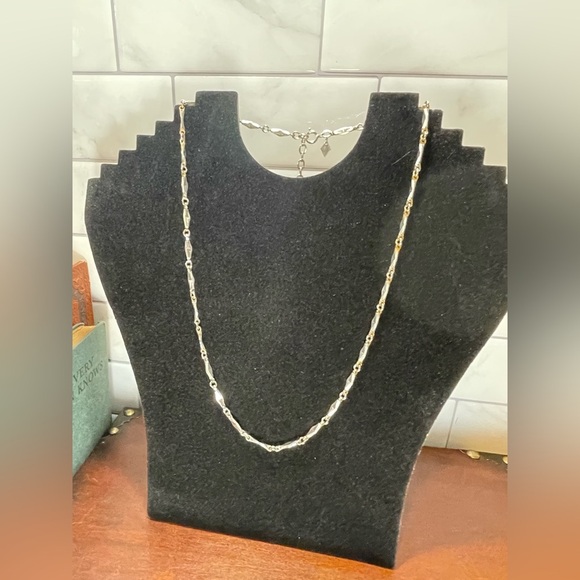 Sarah Coventry Necklace Vintage Silver Tone Chain Sarah Coventry - Picture 2 of 7